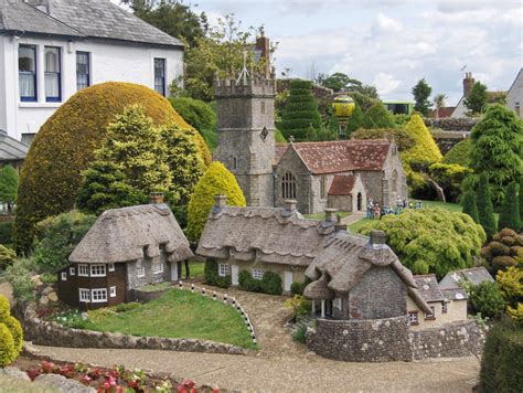 miniature villages and houses.